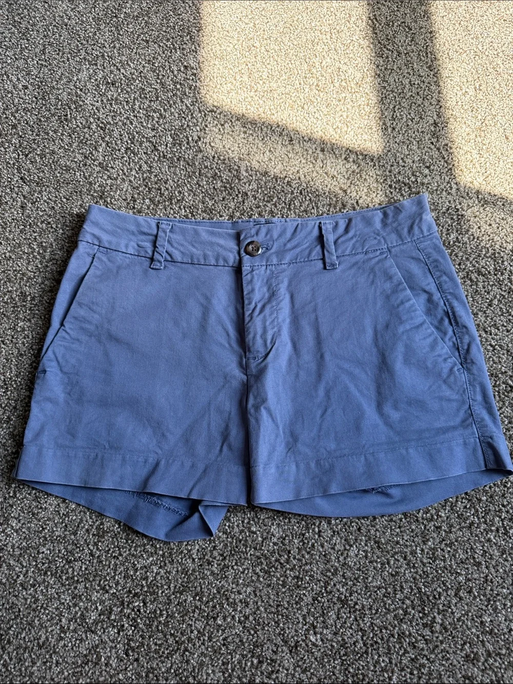 GAP Slate Blue Cotton Shorts - Picture 1 of 3